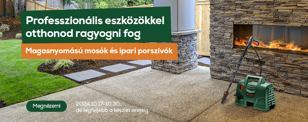 Professzionális eszközökkel otthonod ragyogni fog!