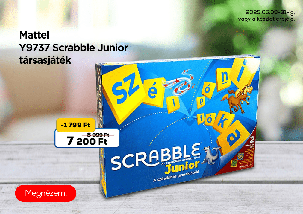 Mattel Y9737 Scrabble Junior társasjáték, 268682
