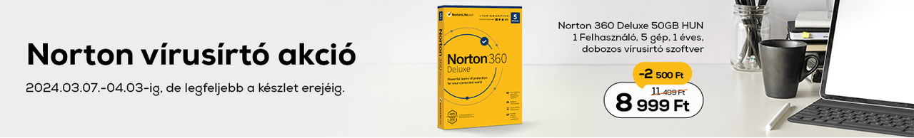 Norton vírusírtó akció