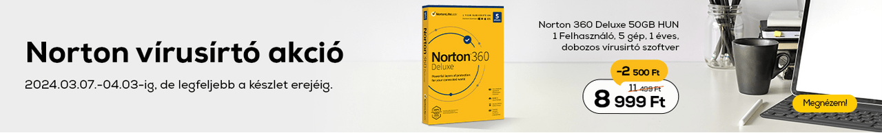 Norton vírusírtó akció
