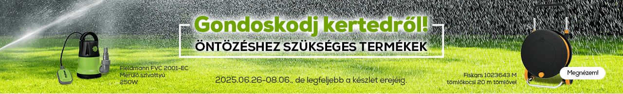 Gondoskodj kertedről! Öntözéshez szükséges termékek