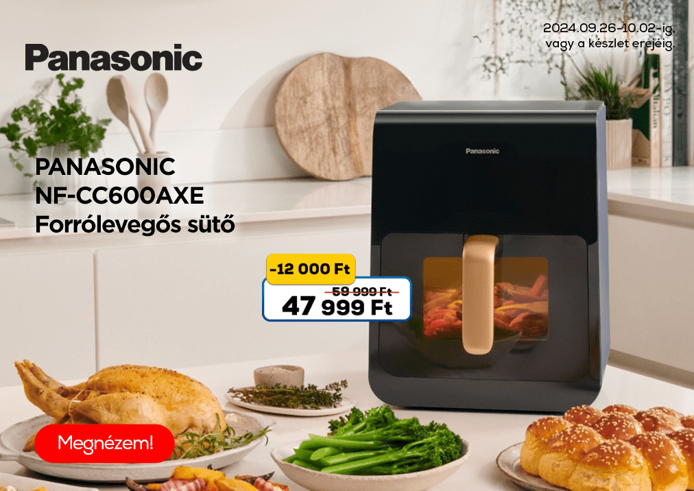 Panasonic forrólevegős sütő