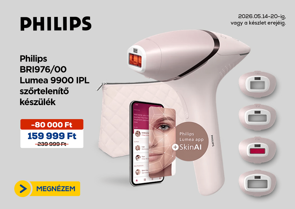 Philips BRI976/00 Lumea 9900 IPL szőrtelenítő készülék