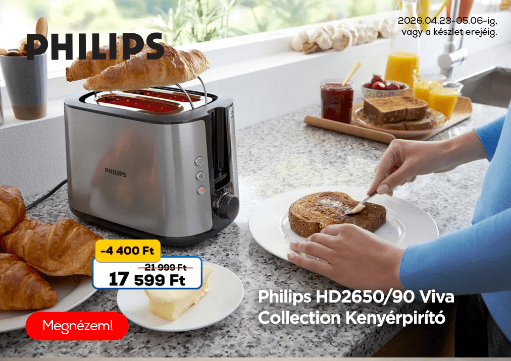 Philips HD2650/90 Viva Collection Kenyérpirító