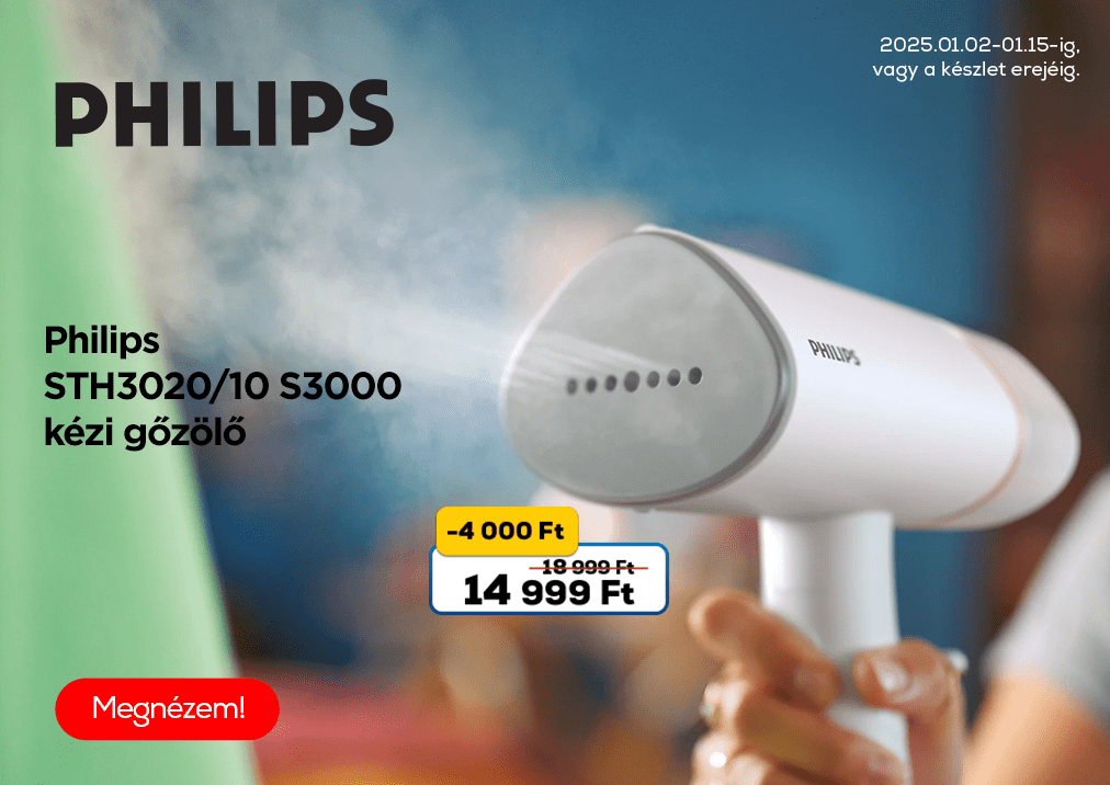 Philips STH3020/10 S3000 kézi gőzölő