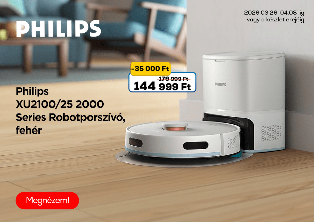 Philips XU2100/25 2000 Series Robotporszívó, fehér