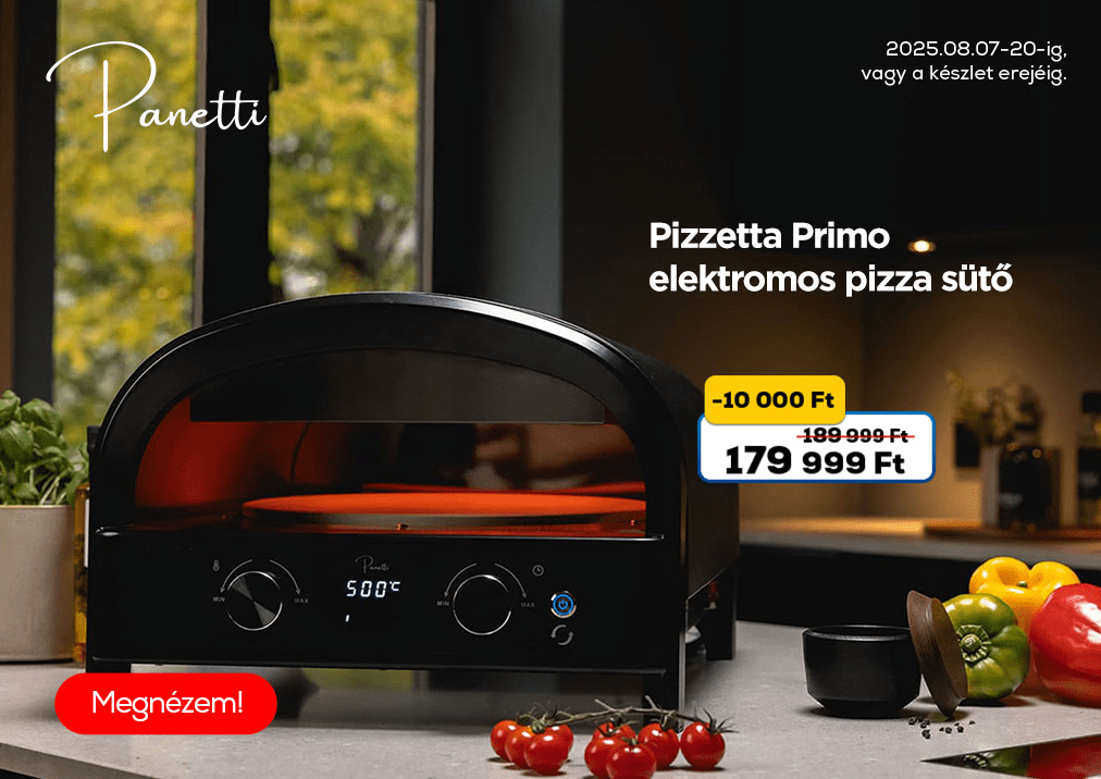 Pizzetta Primo elektromos pizza sütő