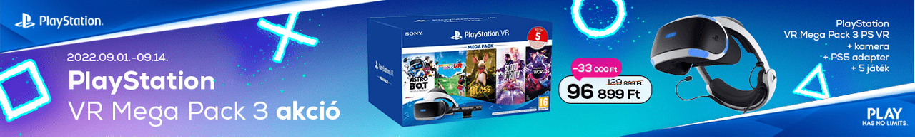 PlayStation VR Mega Pack 3 akció