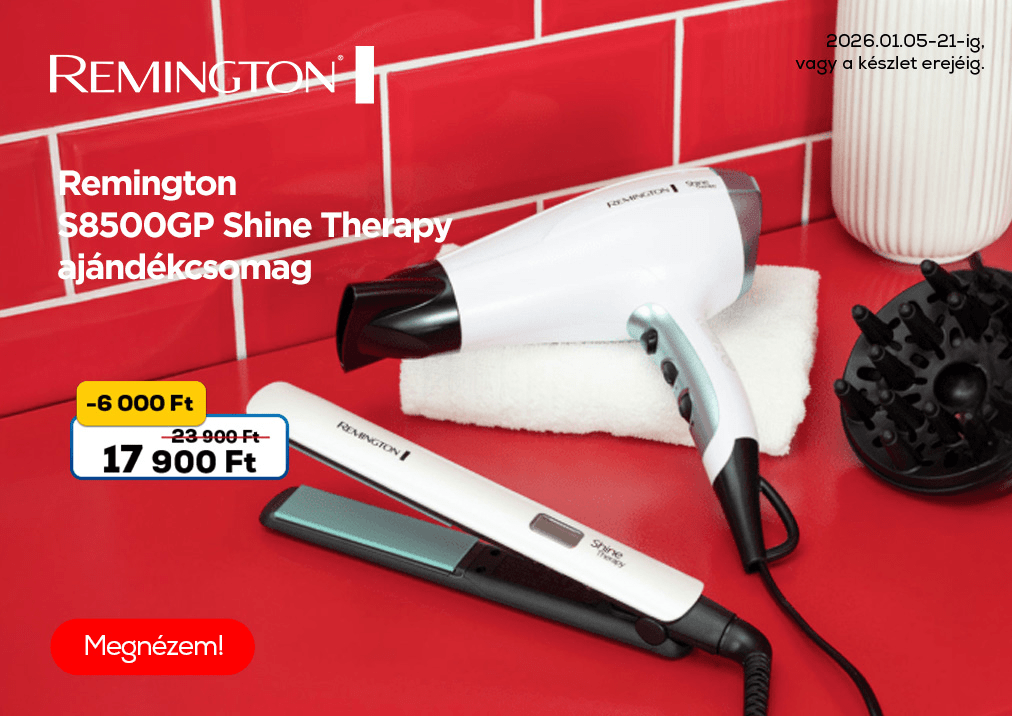 Remington S8500GP Shine Therapy hajszárító ajándékcsomag