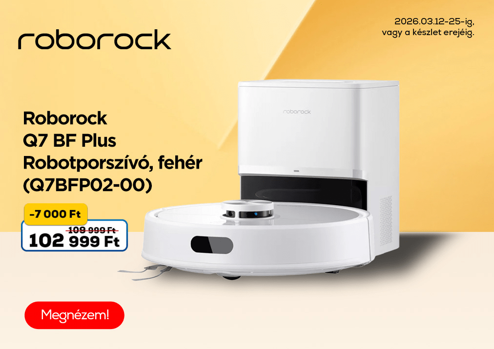 Roborock Q7 BF Plus Robotporszívó, fehér