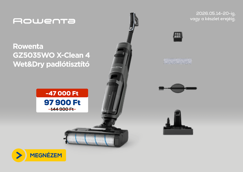 Rowenta GZ5035WO X-Clean 4 Wet&Dry padlótisztító