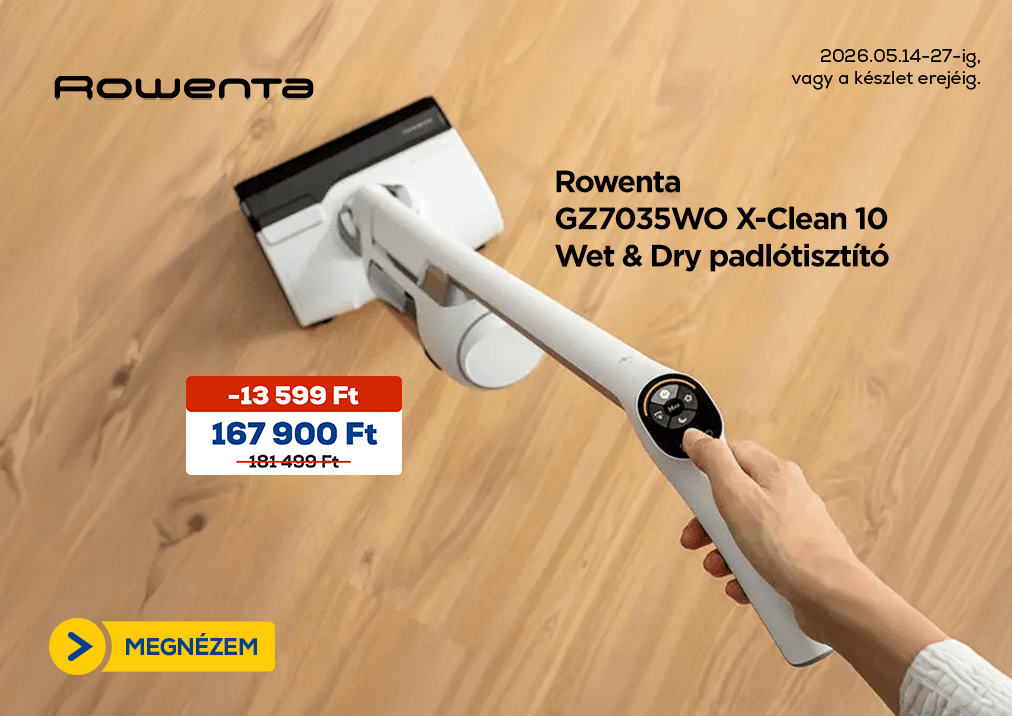 Rowenta GZ7035WO Wet & Dry X-Clean 10 padlótisztító