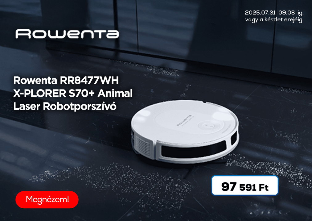 Rowenta RR8477WH X-PLORER S70+ Animal Laser Robotporszívó