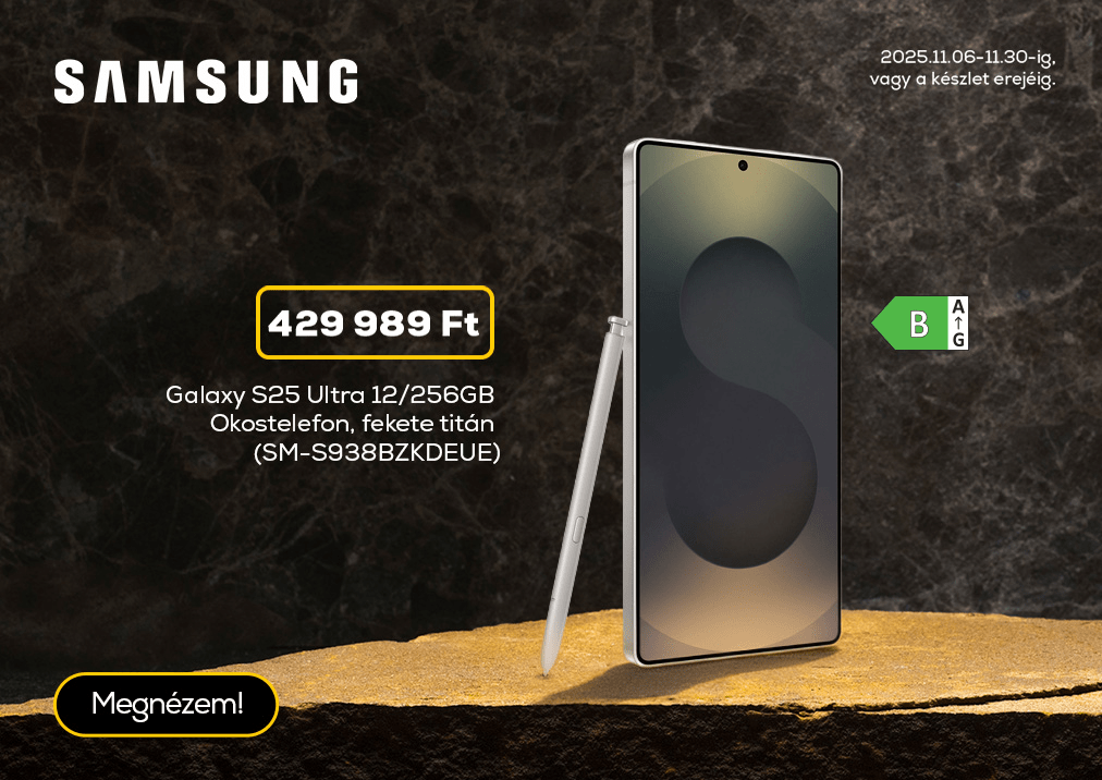 Galaxy S25 Ultra 12/256GB Okostelefon, fekete titán