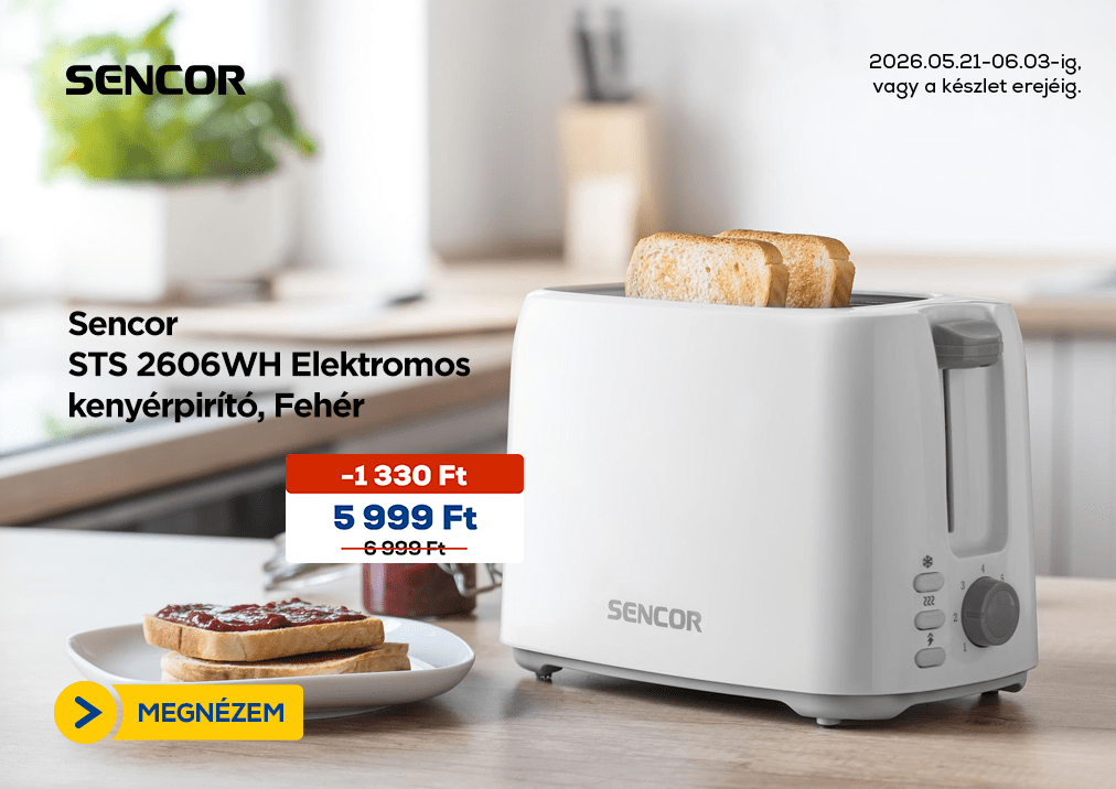 Sencor STS 2606WH Elektromos kenyérpirító