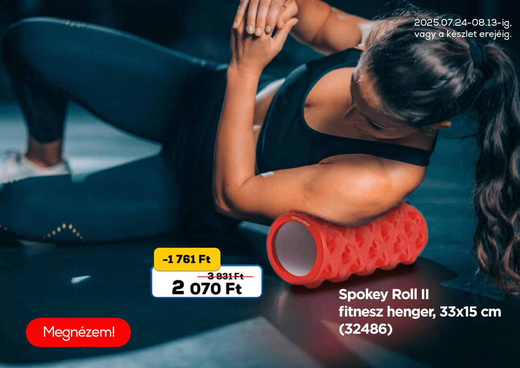 Spokey Roll II fitnesz henger, 33x15 cm