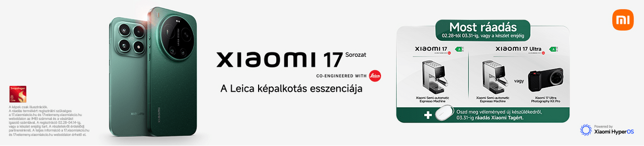 Megérkezett a Xiaomi 17 széria