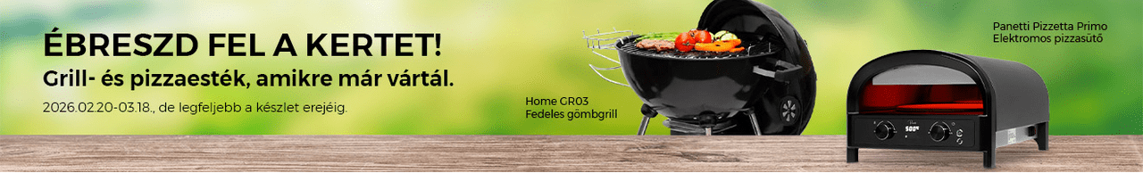 Ébreszd fel a kertet! Grill- és pizzaesték, amikre már vártál.