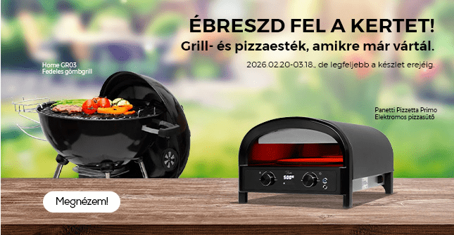 Ébreszd fel a kertet! Grill- és pizzaesték, amikre már vártál.