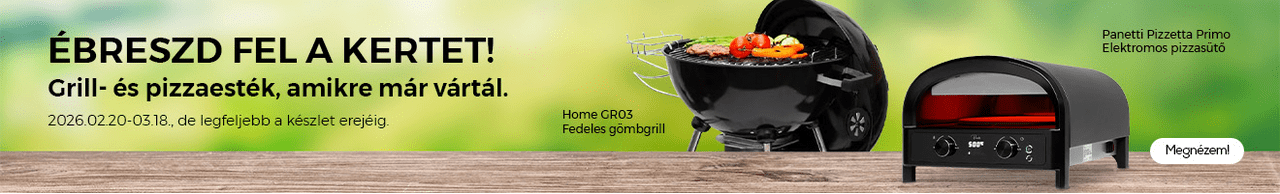 Ébreszd fel a kertet! Grill- és pizzaesték, amikre már vártál.