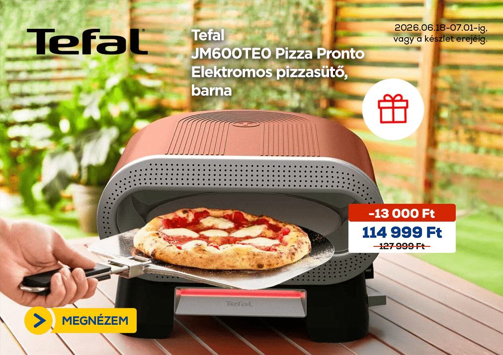 Tefal JM600TE0 Pizza Pronto Elektromos pizzasütő