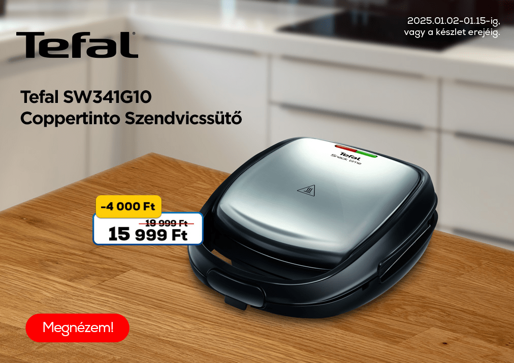 Tefal SW341G10 Coppertinto Szendvicssütő