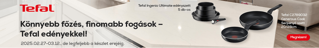 Könnyebb főzés, finomabb fogások – Tefal edényekkel!