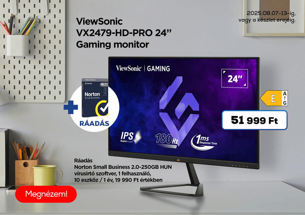 Norton Small Business 2.0-250GB HUN vírusirtó szoftver, 1 felhasználó, 10 eszköz / 1 év