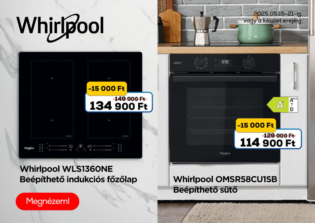 Whirlpool OMSR58CU1SB Beépíthető sütő