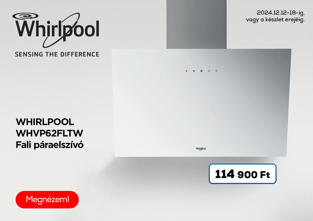 Whirlpool WHVP 62F LT W Fali páraelszívó