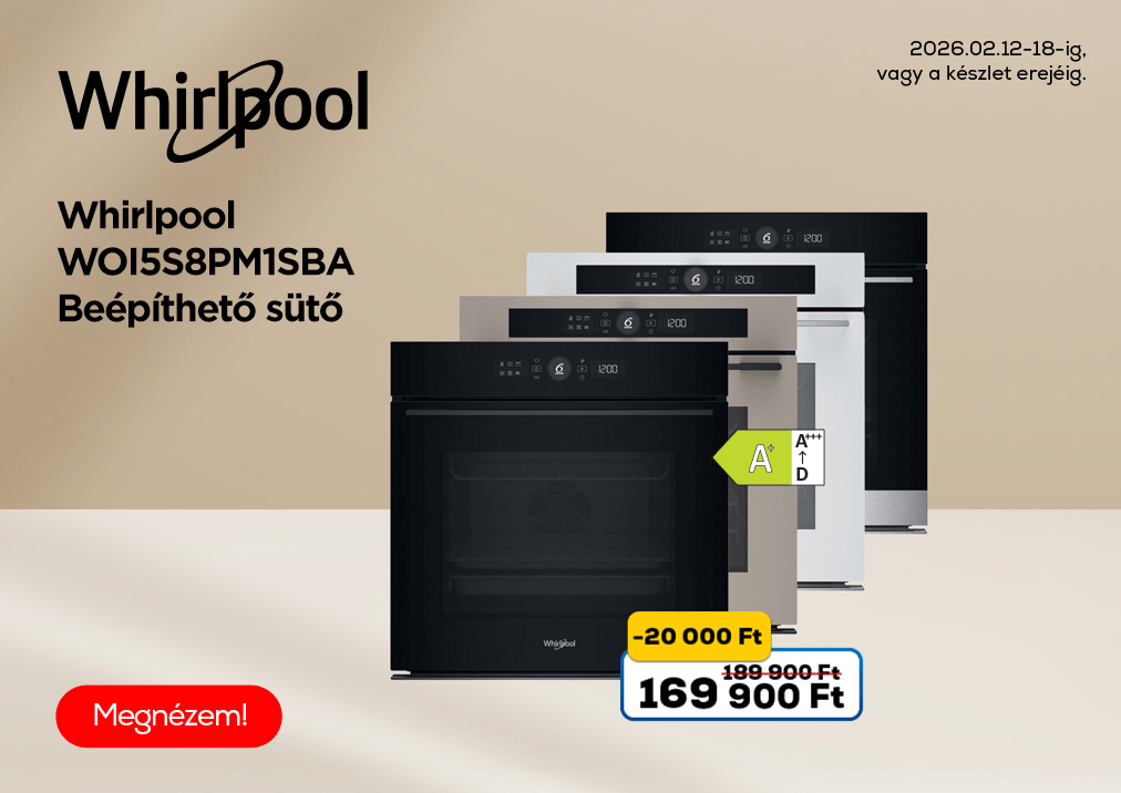 Whirlpool WOI5S8PM1SBA Beépíthető sütő