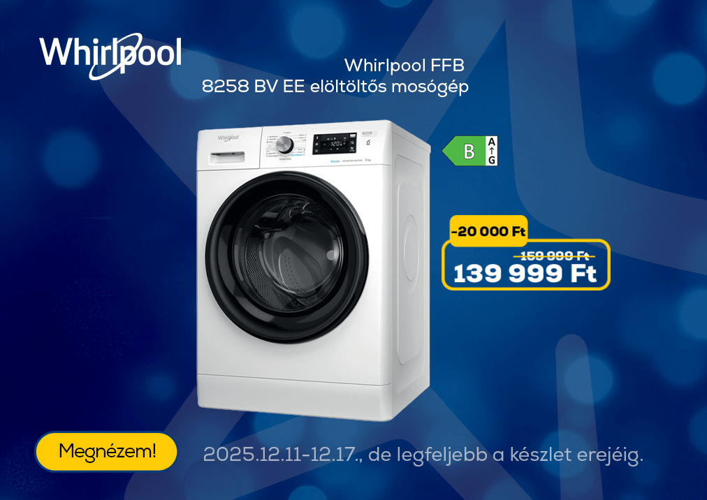Whirlpool FFB 8258 BV EE elöltöltős mosógép