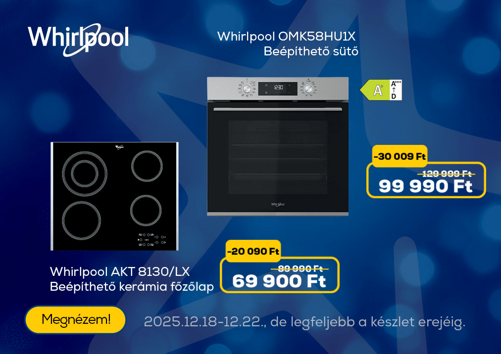 Whirlpool OMK58HU1X Beépíthető sütő