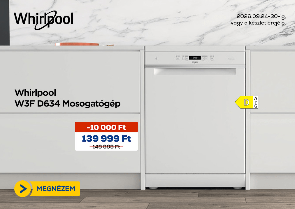 Whirlpool W3F D634 Mosogatógép