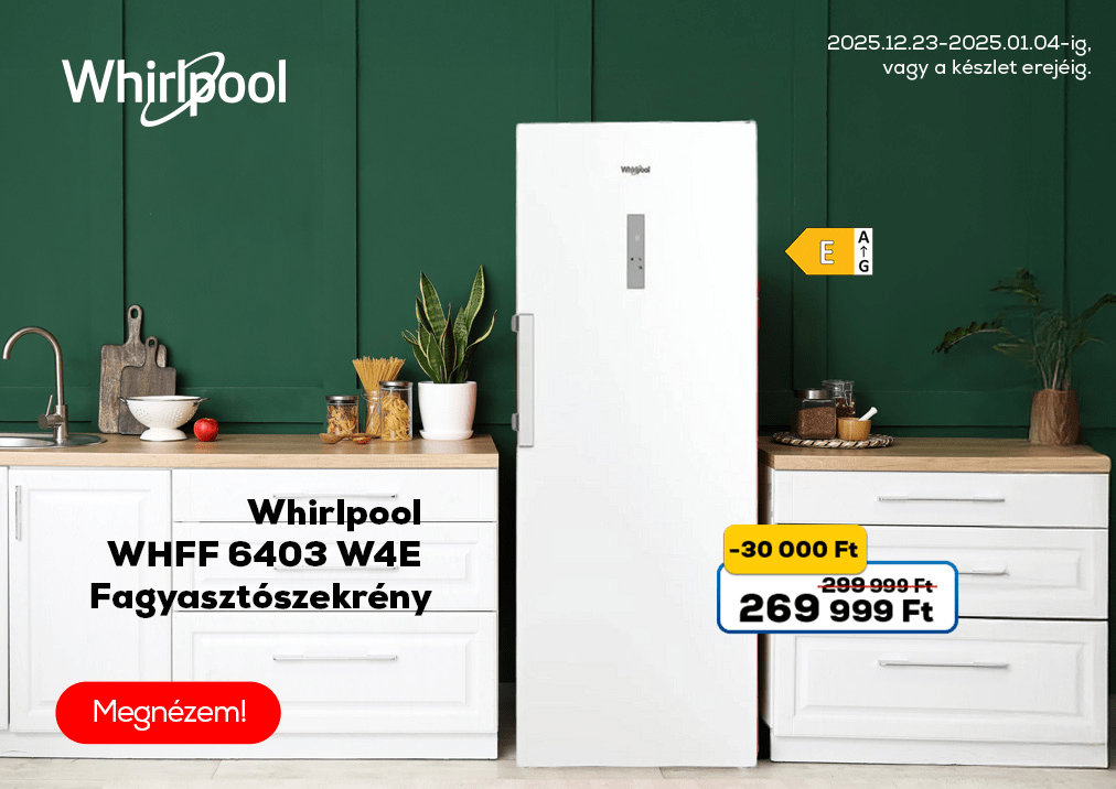 Whirlpool WHFF 6403 W4E Fagyasztószekrény