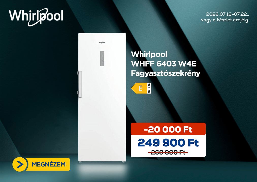 Whirlpool WHFF 6403 W4E Fagyasztószekrény
