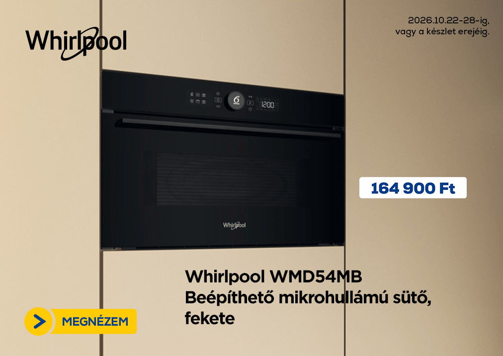 Whirlpool WMD54MB Beépíthető mikrohullámú sütő, fekete