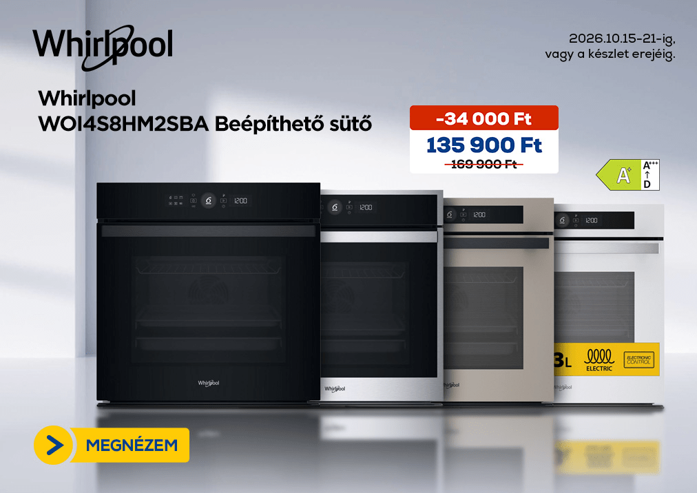 Whirlpool WOI4S8HM2SBA Beépíthető sütő