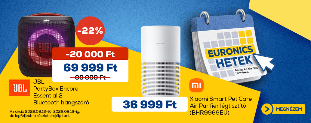 Euronics hetek! Ez ennyi.