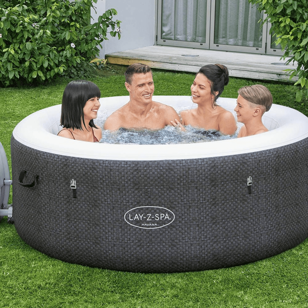 Bestway Lay-Z-Spa Havana Airjet Felfújható jacuzzi, 180 x 66 cm (60035)