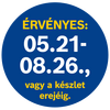 Az ajánlat érvényessége 05.21-08.26