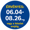 A termék árának érvényességi ideje 06.04-08.26