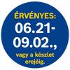 A termék árának érvényességi ideje 06.21-09.02