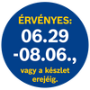 A termék érvényességének ideje 06.29-08.06