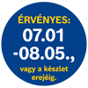 A termék érvényességének ideje 07.01-08.05