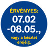 A termék érvényességének ideje 07.02-08.05
