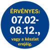 A termék érvényességének ideje 07.02-08.12