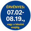 A termék árának érvényességi ideje 07.02-08.19