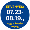 A termék érvényességének ideje 07.23-08.19