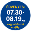 A termék árának érvényességi ideje 07.30-08.19